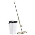 thumbnail image 1 of Floor Mop Bucket Set 360° Flat Microfiber Mop Heads Dry Cleaning Beige Color, 1 of 7