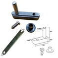thumbnail image 2 of Gordon Glass® Framed Swing Shower Door Pivot Block with 1/2" Pin and Adjustment Wrench Kit, 2 of 2