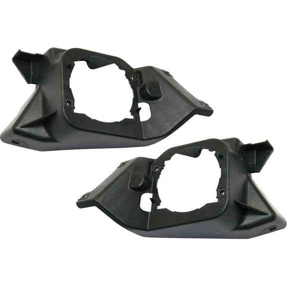 Garage-Pro Fog Light Bracket Set Compatible With 2012-2014 Honda CR-V, Front Left Driver and Right Passenger Side Plastic