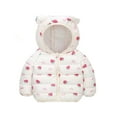 thumbnail image 2 of Esaierr Kids Toddler Puffer Down Jacket Winter Clothes 1-7T Baby Outwear Toddler Winter Ears Hooded Puffer Coat for Boys Girls, 2 of 7