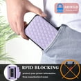 thumbnail image 5 of Case for Samsung Galaxy S22 Plus, Detachable Crossbody Strap Wallet Case with Card Slots, Stand Ring Flip PU Leather Protective Cover Lanyard for Women for Samsung Galaxy S22 Plus, Purple, 5 of 12