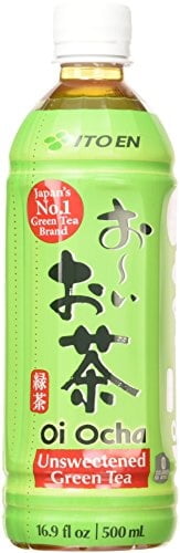 Ito En Oi Ocha Green Tea, Unsweetened, 16.9 Fluid Ounce Pack of 12, Unsweetened, Zero Calories, with Antioxidants, Excellent Sou