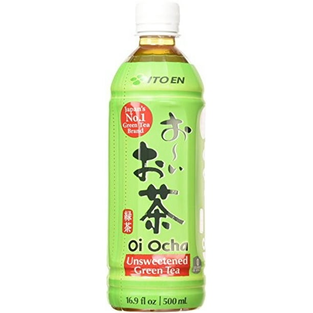 Ito En Oi Ocha Green Tea, Unsweetened, 16.9 Fluid Ounce Pack of 12