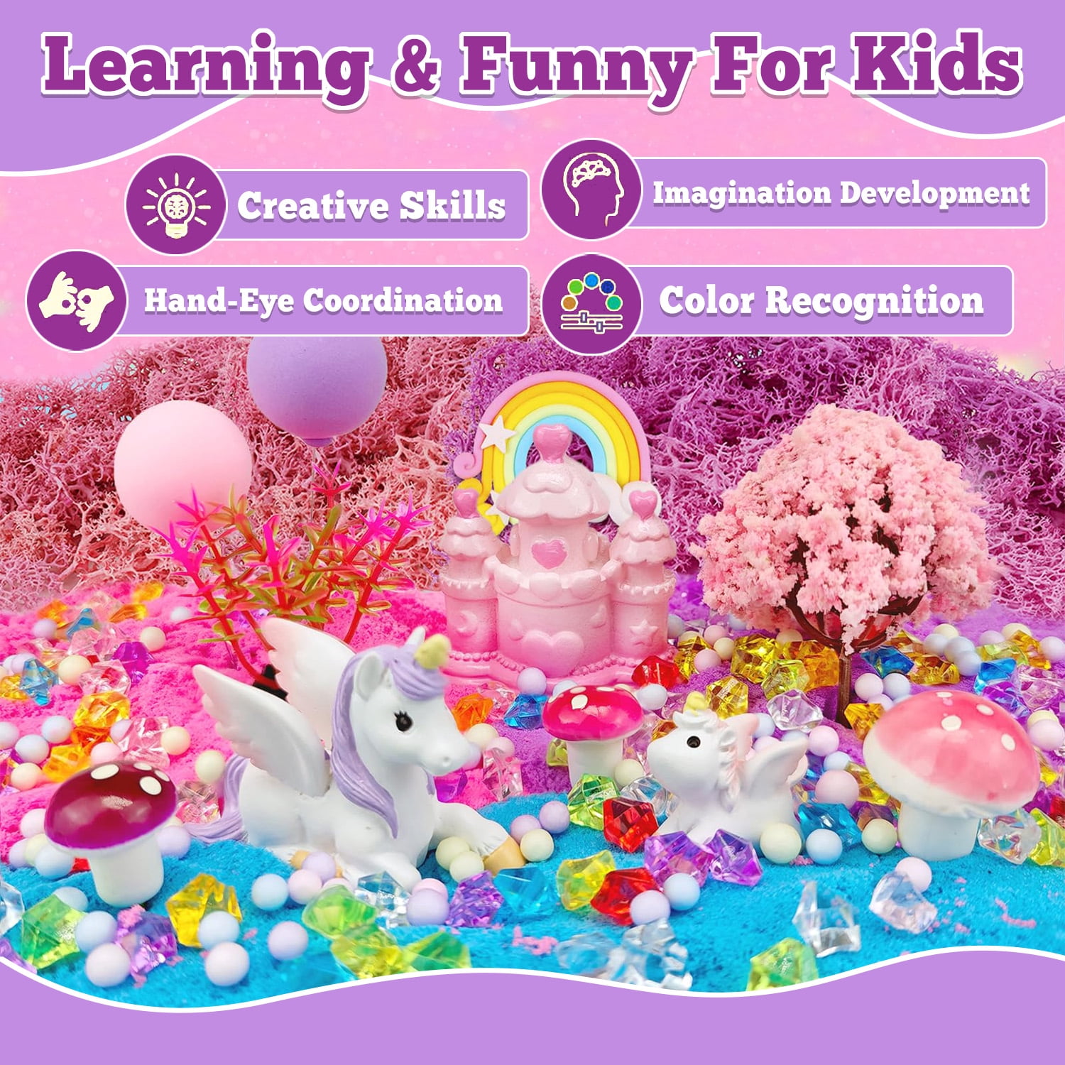 Crafts Kit for Kids Toys for Girls 3-6 Years, LED Night Light Up & Remote, Birthday Gifts Toys for Girls Ages 3 4 5 6 7 8 9 Year Old, Christmas Gifts for Girls
