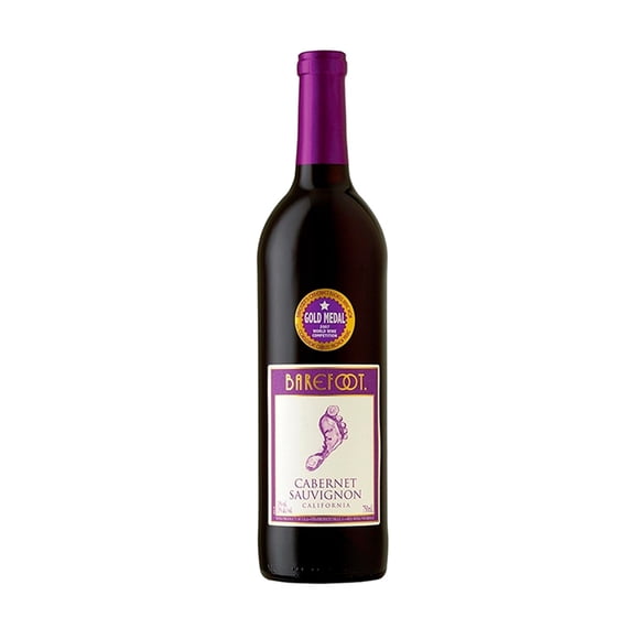 Vino Tinto Barefoot   Cabernet Sauvignon 750 ml