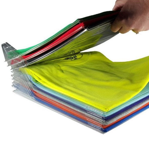Paquete de 10 tableros plegables para guardarropa, organizador de camisetas, separadores de ropa, organizadores de archivos, camisetas apilables y organizador de documentos Adepaton 2035184