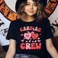thumbnail image 3 of Cardiac Crew Graphic T-Shirt with Cute Heart Characters, Light Pink, Size 3XL, 3 of 6