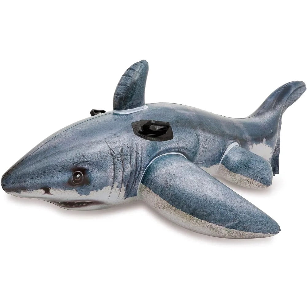 Intex Shark Ride-On Pool Float with Handles Ages 3+