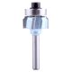 thumbnail image 2 of Pulgada Vástago R1mm Roundover Poco Carpintería Adapta Para Contrachapada, Paneles, Sunnimix Brocas de enrutador 4 dientes, 2 of 7