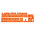 thumbnail image 1 of Unique Bargains Mechanical Keyboard Keycaps, 1 Set Keyboard Replacement Universal ABS Translucent 68 84 87 104 108 Keys, Orange, 1 of 5