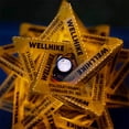 thumbnail image 3 of DIY Star Camping Lámpara Cubierta Exterior Linterna Sombra Accesorios () Amarillo, 3 of 4