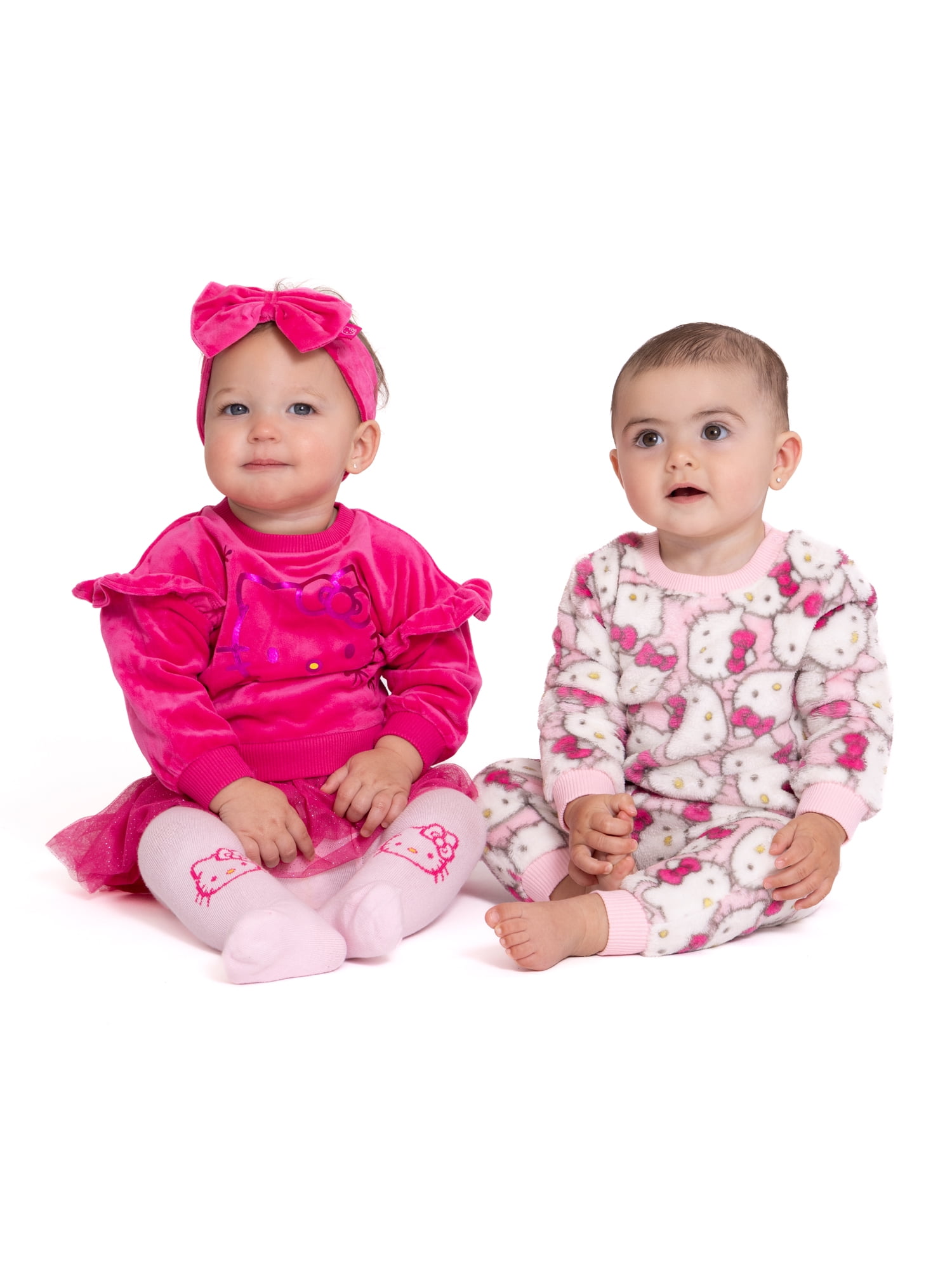 Character Baby Girls Dress Set with Tights and Matching Bow Headband, 3-Piece, Sizes 0/3 Months-24 Months