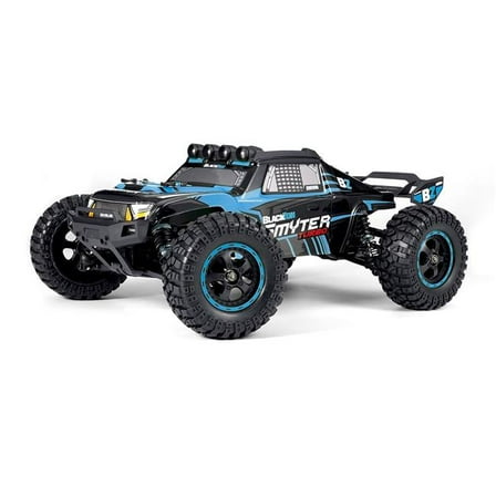 BlackZon BZN540254 Smyter DT Turbo 1- 12 Scale 4WD RTR 3S Brushless Desert Model Truck, Blue