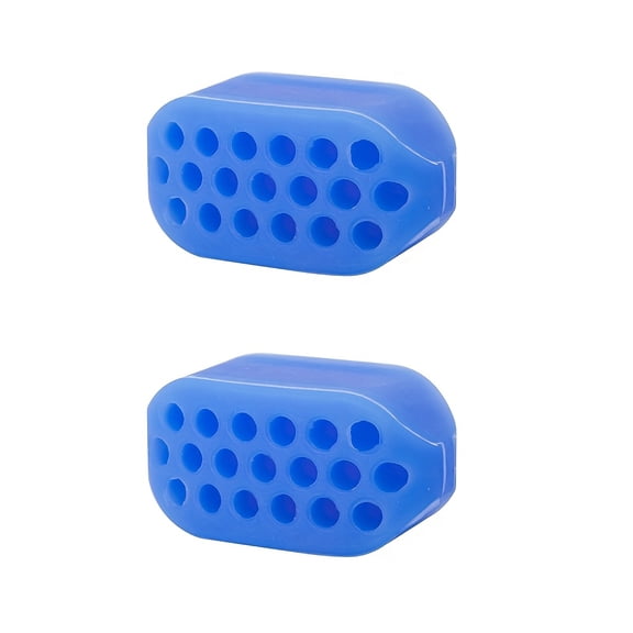 2pcs Jaw Trainer Fitness Facial Muscle Exerciser Silicone Chewing Bite Exerciser