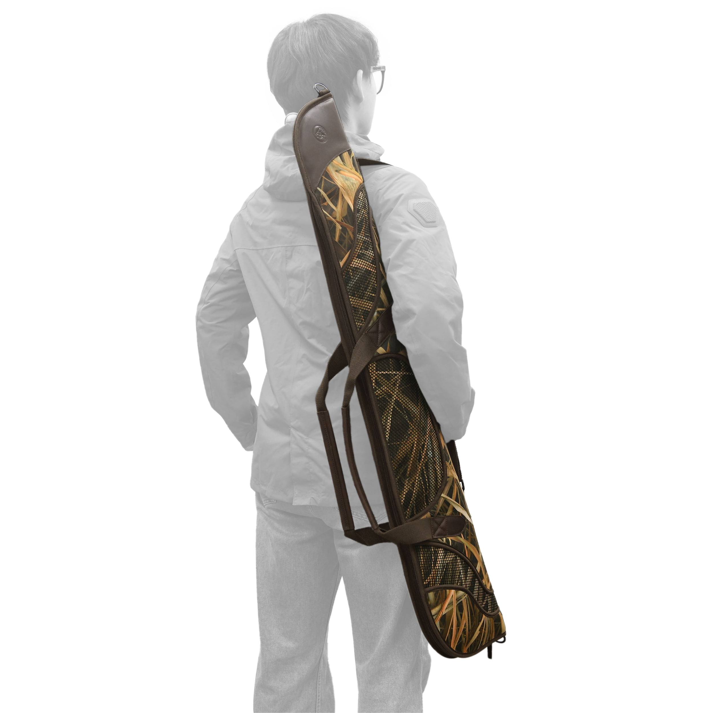 WAYNE'S DOG 44" / 56" Scoped Rifle & Shotgun Soft Case, Camo Gun Storage Bag, Durable