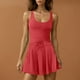 thumbnail image 5 of mfyjkho Vestidos para mujer, Vestido corto deportivo de verano sin mangas para mujer, estilo tenis, con pantalones cortos integrados, para entrenamiento y golf Vestidos festivos para mujer s, 5 of 8