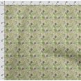 thumbnail image 4 of Soimoi Leaves Print,Cotton Cambric, Quilting Fabric Sold by The Yard 42 Inch Wide, Medium Weight Cotton Fabric, SewingSupplies,Pear Green, 4 of 5