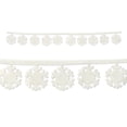 thumbnail image 2 of Beistle Club Pack of 24 Christmas Fabric Snowflake Garland Decorations 47", 2 of 2