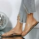 thumbnail image 2 of Amzcrzy Zapatos de mujer,Zapatos de mujer,Zapatillas de mujer, Sandalias planas de mujer, zapatos romanos de moda con diamantes de imitación transparentes, sandalias de playa para mujer Sandalias Muj, 2 of 4