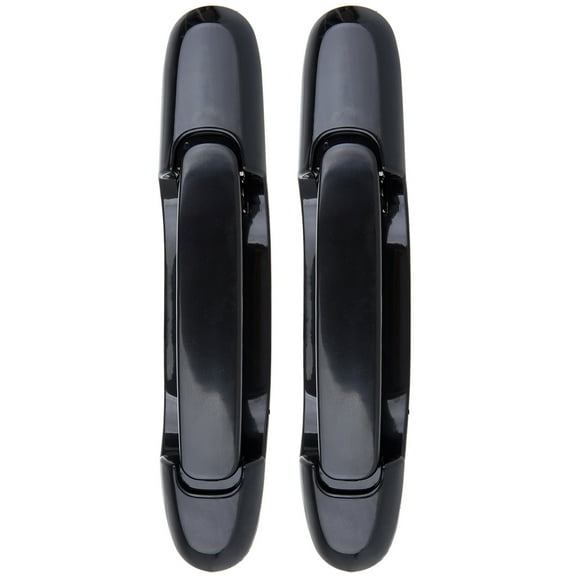 CCIYU 6923008020C0 Door Handles Exterior Rear Driver Passenger Side Replacement fit for 1998-2003 for Toyota Sienna Black(2pcs)
