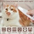 thumbnail image 2 of type c Dog Paw Trimmer with LED Light Fully Waterproof Pet Hair Trimmer with LED Display Clippers for Grooming 18mm Widen Blade, 2 of 6