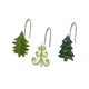 thumbnail image 1 of Avanti Linens - Ganchos Para Cortinas De Ducha, Accesorios De Baño Navideños, Juego De 12 (Colección De Árboles De Navidad), 1 of 1