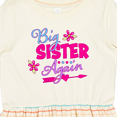 thumbnail image 4 of Inktastic Big Sister Again with Flowers and Arrow Girls Toddler Dress, 4 of 5