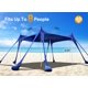thumbnail image 2 of Carpa de Playa Osoeri Refugio Solar para Camping con Protección UPF50+ y Accesorios, 2 of 7