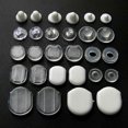 thumbnail image 4 of Silicone Earring Cushions for Clip-Ons - 100 Pack Transparent Soft Pads, 4 of 5