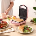 thumbnail image 3 of LOVEVER Electric Waffle Sandwich Maker  Toaster  Panini Press with Healthy Ceramic Nonstick Plates  Perfect for Tuna Melts  Crispy Rice  Grilled Cheese  LED Indicator Light, 3 of 8