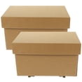 thumbnail image 4 of 2pcs Paper Storage Box Sundries Storage Case Sundries Holder Toys Organizer, 4 of 8