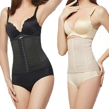 

Women s Waist Trainer Under-bust Short Torso Body Shaper Waist Corsets Breathable Cincher Hourglass Tummy Control Belt S-6XL