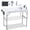 White & Grey-22.8"Dx42.5"Wx36.2"H, variant on Fish Cleaning Table White & Black 22.8"Dx42.5"Wx36.2"H Portable Outdoor Camping