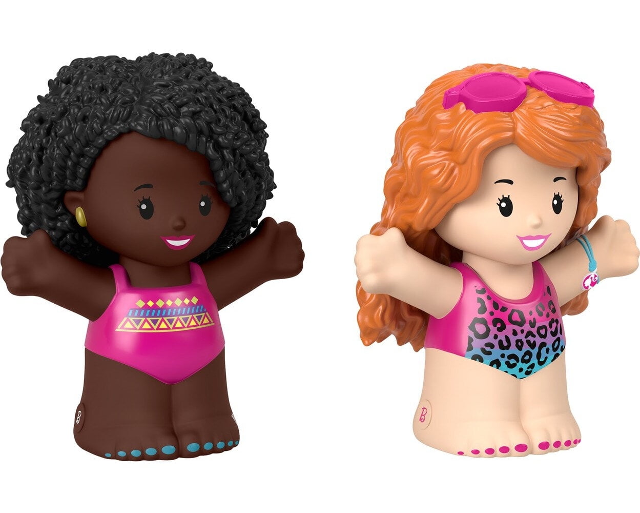 Fisher-Price Little People Barbie Swimming Figure Pack, 2 Characters for Toddlers