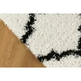 thumbnail image 4 of Modern Indoor Rectangular Carpet, Pad, Mat Ensley White Shag 2' x 3' Rug, 4 of 6