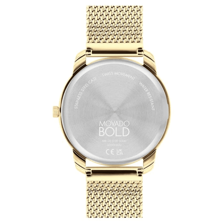 Movado Gold Mesh Watch Sleek Design Movado Bold Men main image 4