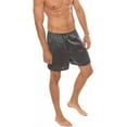 thumbnail image 5 of Texere Men's 100% Silk Boxers; Pure Organic Mulberry Silk Sleep Shorts, Relaxed Fit Underwear (Country Club, Zinc, L), 5 of 5