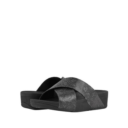 fitflop m79 lulu criss python sandals slide cross