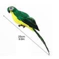thumbnail image 2 of Firlar Simulation Parrot Macaw Window Gardening Decoration Bird Foam Feather Big Parrot Home Decoration 25cm, 2 of 15