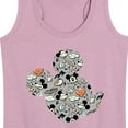 thumbnail image 3 of Mickey & Friends - Mickey Pattern Silhouette - Women's Racerback Tank Top, 3 of 5