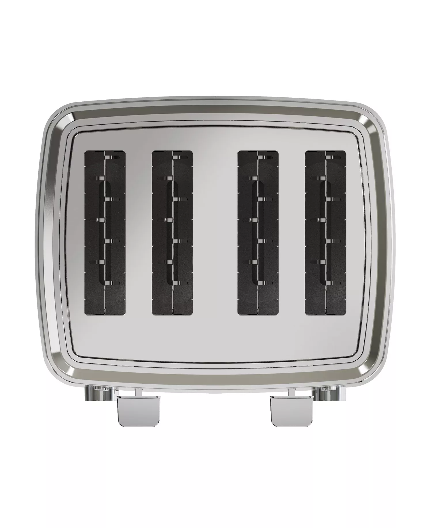 4 - slice toaster with separate controls and extra - wide slots