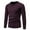 Wine, variant on Men's Crewneck Sweater Soft Casual Sweaters for Men Classic Pullover Sweaters Wine L