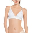 thumbnail image 2 of KIHOUT Deals Women's & Women's Plus Size Lace Underwire T-Shirt Bra Rimless Bra Thin Cup Girl Bra, 2 of 5