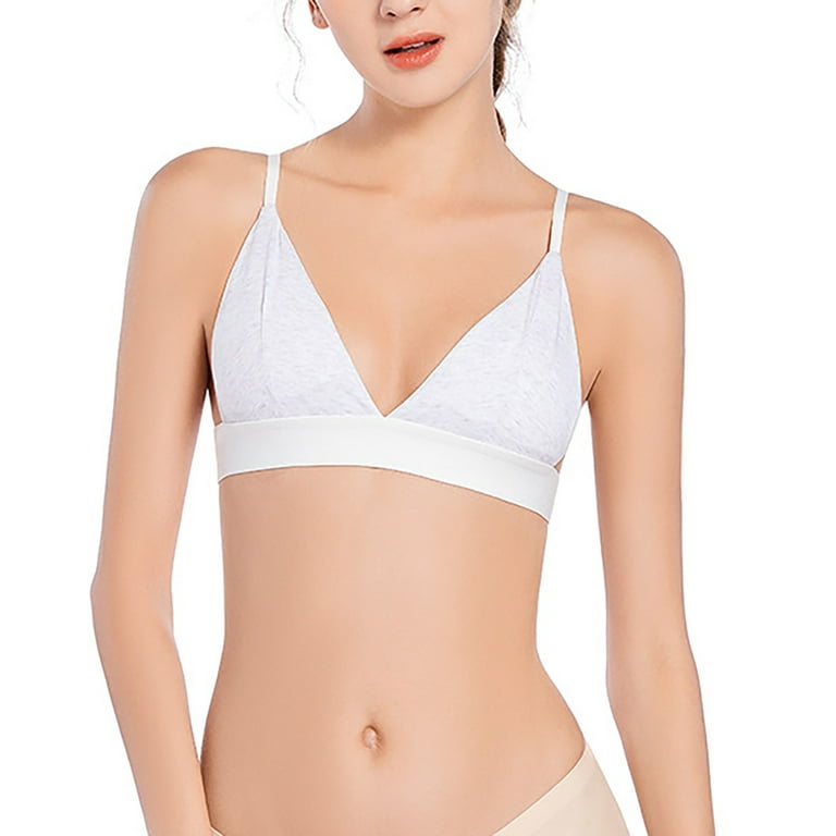Kayannuo Bras For Women Clearance Rimless Bra Thin Cup Girl Sexy
