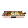 thumbnail image 6 of Beautiful XL Electric Griddle 12" x 22"- Non-Stick, Rose by Drew Barrymore, 6 of 8