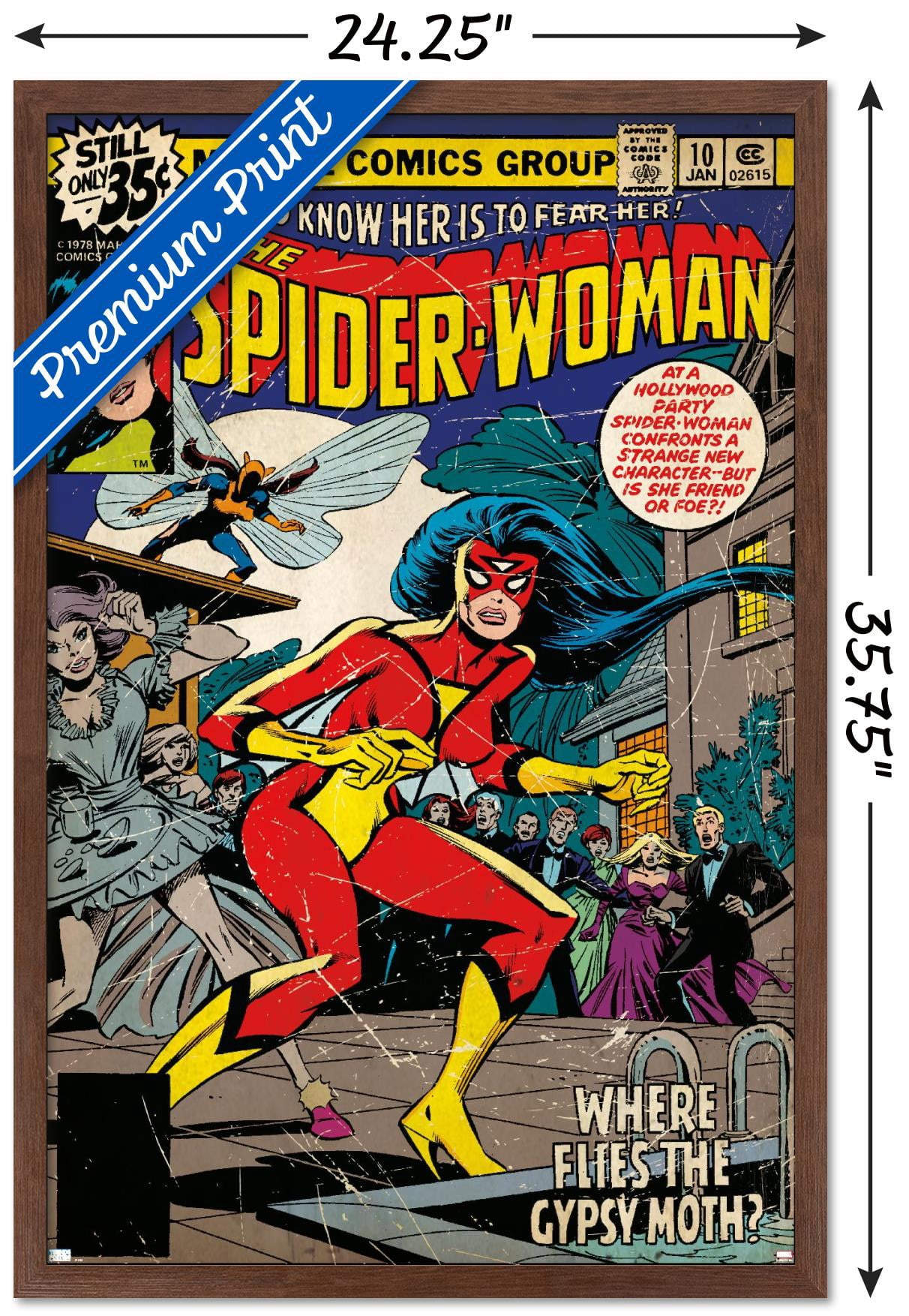 Marvel Comics - Spider-Woman - Spider-Woman #10 Wall Poster, 22.375" x 34", Framed