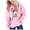 Pink, variant on Staki Kids Girl Hooded Sweatshirt Graphic Letter Print Halloween Shirt Long Sleeve Pullover Tops(Gray,8-9 Years)