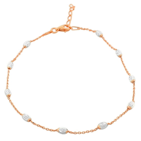 925 Sterling Silver Link Chain Anklet Bracelet