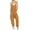 Brown, variant on Womens Loose Oversized Sleeveless Jumpsuit Adjustable Spaghetti Strap Wide Leg Overall Rompers with Pockets