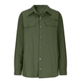 thumbnail image 4 of Men Safari Long Sleeve UPF 50+ Sun Protection Quick Dry Fishing Hiking Lightweight Outdoor Travel Cargo Shirt, 4 of 7